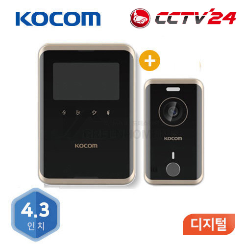 코콤 비디오폰 (K6B VP-R431E/ KC-R80E) [블랙]