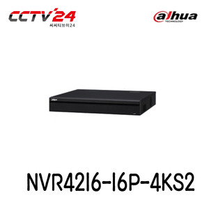 [Dahua 다후아] NVR4216-16P-4KS2 16채널 NVR / 다후아CCTV녹화기