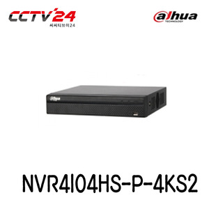 [Dahua 다후아] NVR4104HS-P-4KS2 4채널 NVR / 다후아CCTV녹화기