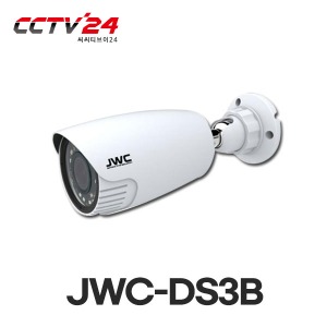 JWC-DS3B 240만화소 HD-SDI+EX-SDI 2.0(AHD+TVI+CVI+SD지원), SMD 24LED, 3.6mm, SONY 1/2.8&quot;, 플라스틱브라켓
