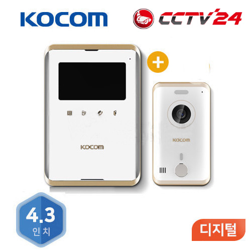 코콤 비디오폰 (K6B VP-R431E/ KC-R80E) [화이트]
