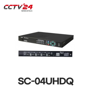 [씨아이즈] SC-04UHDQ UHD 해상도 HDMI 4분할기, KVM기능탑채
